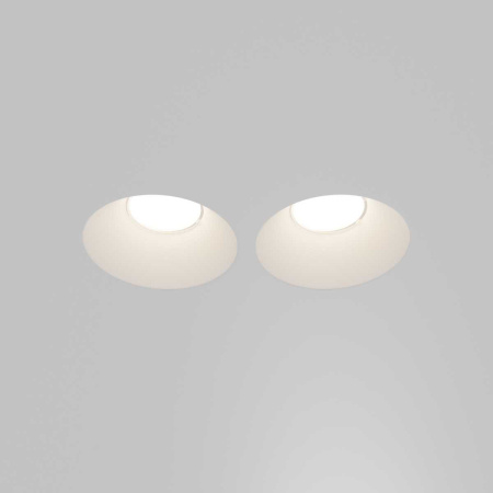 Встраиваемый светильник Maytoni Technical Downlight Gyps Modern DL129-GU10-02-W