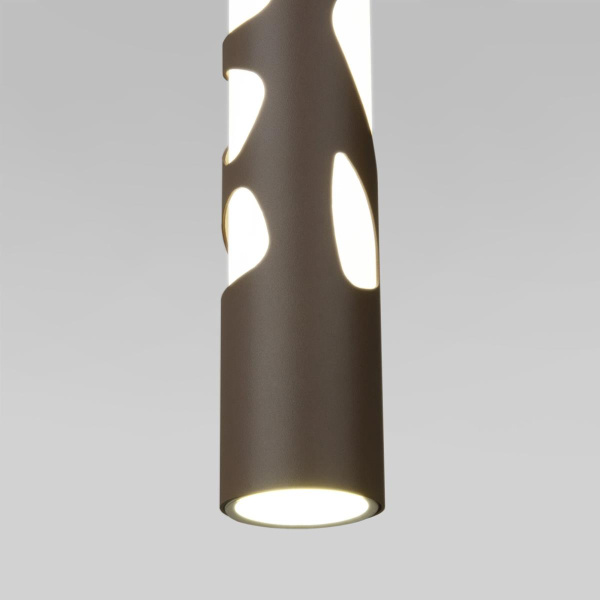 Подвесной светодиодный светильник Elektrostandard DLR037 12W 4200K кофейный a044558