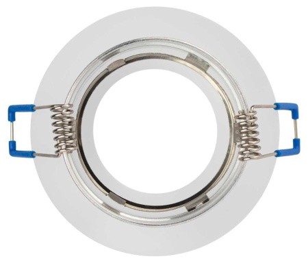 Светильник встраиваемый декоративный ЭРА DK94 ICE под лампу MR16 GU5.3 белый Б0055590