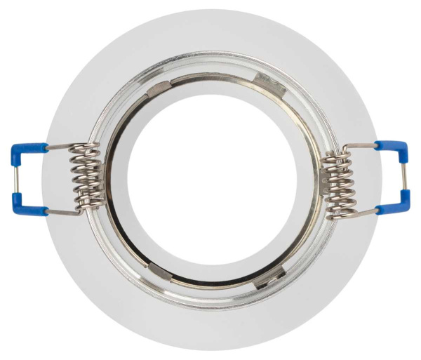 Светильник встраиваемый декоративный ЭРА DK94 ICE под лампу MR16 GU5.3 белый Б0055590
