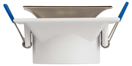 Светильник встраиваемый декоративный ЭРА KL102 WH/GD под лампу MR16 GU5.3 белый/золото Б0056352