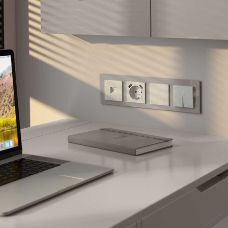 Накладка для розетки USB Werkel перламутровый рифленый W1179513 4690389161087