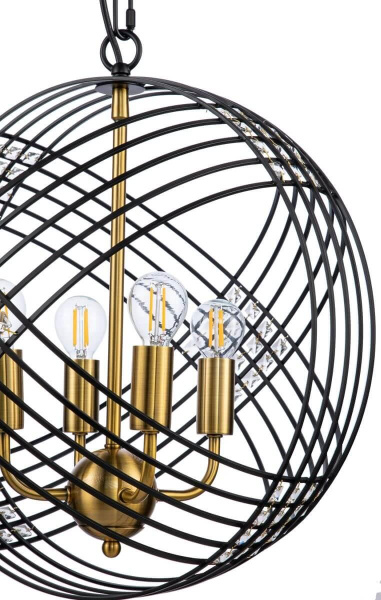 Подвесной светильник Indigo Fresco 10001/4P Black V000102