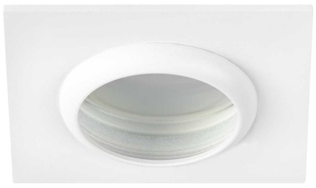 Светильник встраиваемый алюминиевый ЭРА KL110 WH под лампу MR16 GU5.3 белый матовый Б0061529