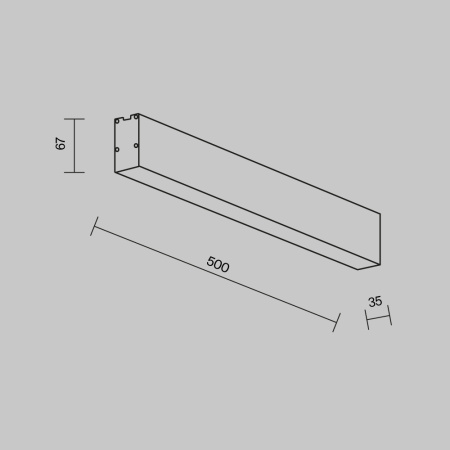 Линейный светильник Maytoni Technical LL311042