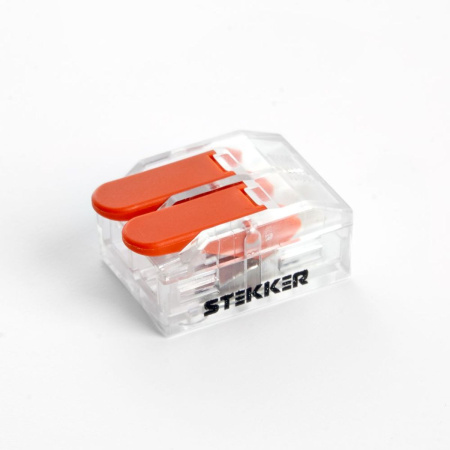 Универсальная компактная клемма 2-проводная Stekker, LD221-612 39863