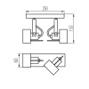 Спот Kanlux SONDA II EL-2I B 34922