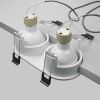 Встраиваемый светильник Maytoni Technical Downlight Share DL126-02-GU10-W