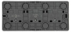 Розетка ЭРА Эксперт 11-2208-03 тройная с заземлением 3х2P+E Schuko IP20 16A-250В ОУ алюминий Б0063010