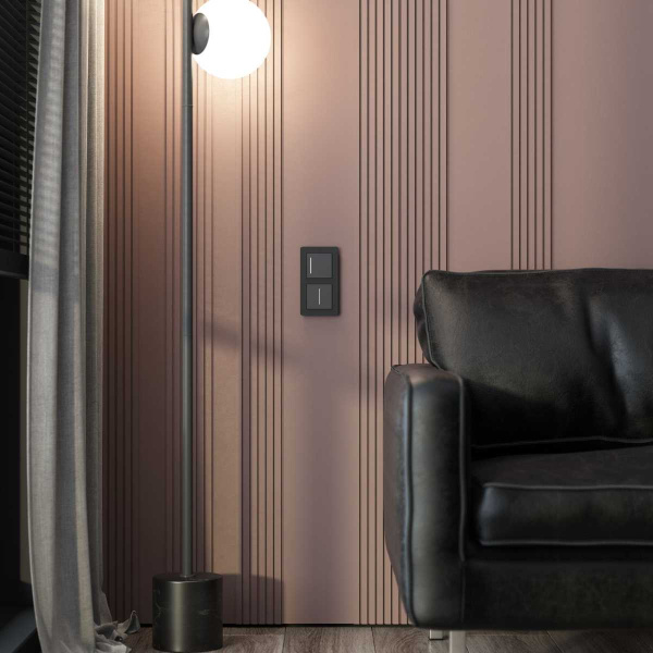 Сенсорный выключатель одноклавишный Werkel с подсветкой W4512008 4690389198007