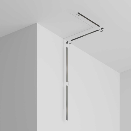 Шинопровод 1м Exility X встраиваемый под ГКЛ 12,5мм Maytoni Technical EXILITY X Busbar trunkings Exility X TRX239-421.12B