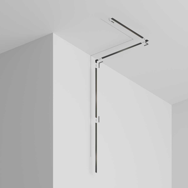 Шинопровод 1м Exility X встраиваемый под ГКЛ 12,5мм Maytoni Technical EXILITY X Busbar trunkings Exility X TRX239-421.12B