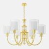 Подвесная люстра Crystal Lux ELENA SP6 GOLD