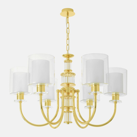 Подвесная люстра Crystal Lux ELENA SP6 GOLD