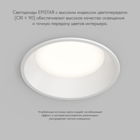 Точечный светильник Denkirs Trim DK2452-WH