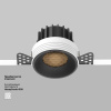 Встраиваемый светильник Maytoni Technical Downlight Round DL058-12W2.7K-TRS-B