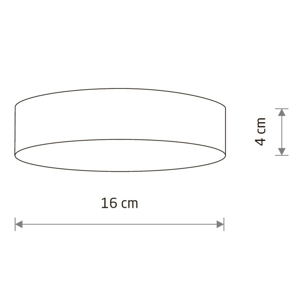 Потолочный cветильник Nowodvorski Lid Round Led Black 10416