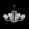 Подвесная люстра Crystal Lux Nicolas SP-PL8 Nickel/White