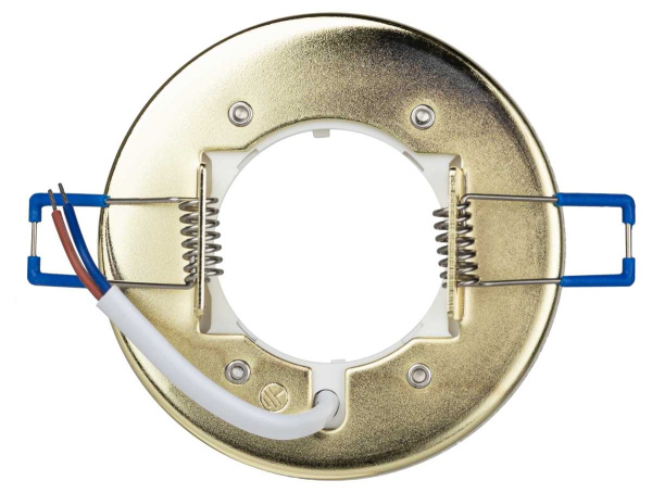 Светильник встраиваемый ЭРА DK97 GD/TR под лампу GX53 золото/прозрачный Б0057461