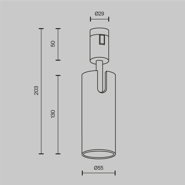 Трековый светильник  Maytoni Technical Focus Led TR144-1-12W3K-W-BS Трековый светильник  Maytoni Technical Focus Led TR144-1-12W3K-W-BS