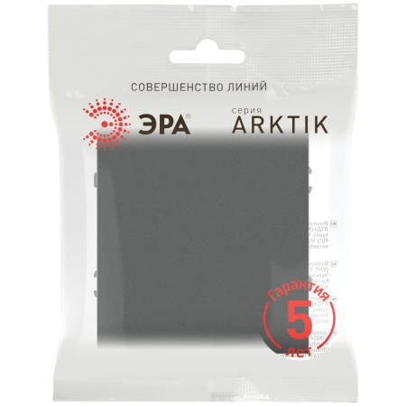 Выключатель ЭРА Arktik 16-1101-06 10АХ-250В графит Б0070319