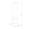 Ландшафтный светодиодный светильник Elektrostandarda 1536 TECHNO LED 3000K чёрный 072068