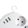 Удлинитель Stekker Comfort 5гн 2USB+С 2,5м с/з Comfort HM10-51-01 49591