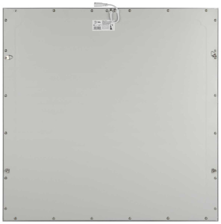 Светодиодная панель ЭРА SPL-510-S-65K-040 40Вт 6500К 595х595х8 серебро без драйвера с ушками ультратонкая Б0048924