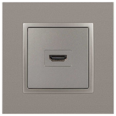 Розетка ЭРА Elegance 14-3114-16 HDMI титан Б0065778