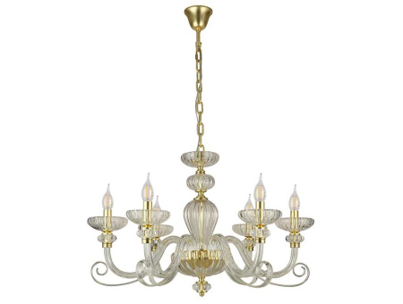 Подвесная люстра Newport 8626/C mat.soft gold clear М0071526