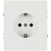 Розетка ЭРА Arktik 16-2101-08 с заземлением 2P+E Schuko 16А-250В белый матовый Б0070421