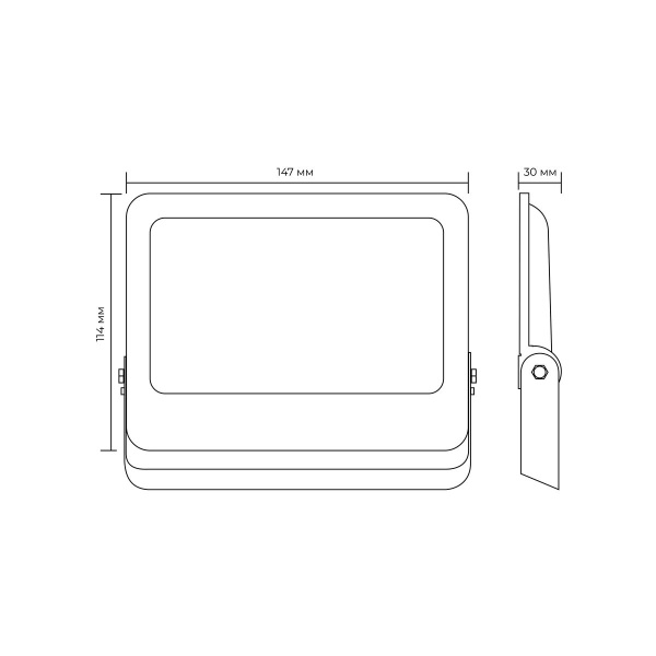 Прожектор светодиодный Apeyron 30W 6500K 05-46
