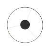 Подвесная люстра Nowodvorski Circolo Led M Black 10812