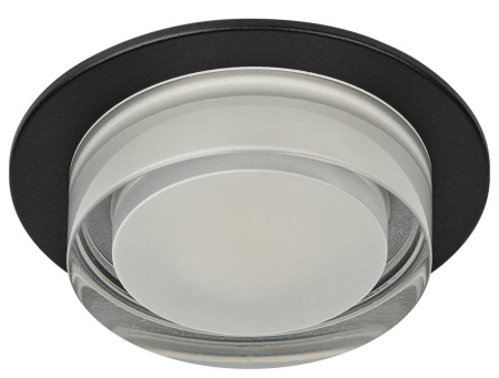 Светильник встраиваемый декоративный ЭРА DK107 BK под лампу MR16 GU5.3 черный Б0058397