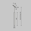 Трековый светильник Maytoni Technical EXILITY X Focus Led TR245-4-7WTW-DSZ-B