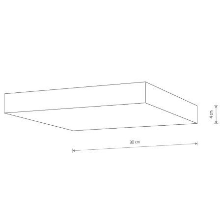 Потолочный cветильник Nowodvorski Lid Square Led White 10423