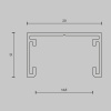 Шинопровод накладной Maytoni Technical Busbar trunkings Basity TRX172-113B