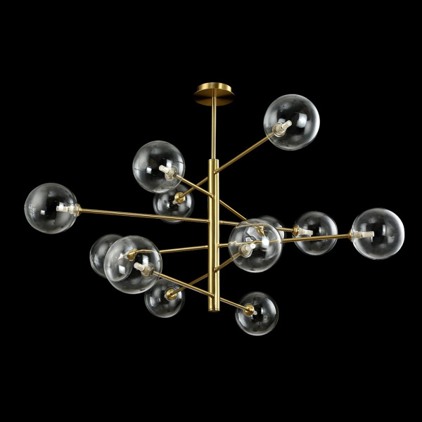 Подвесная люстра Crystal Lux Marzo SP12 Bronze/Transparente