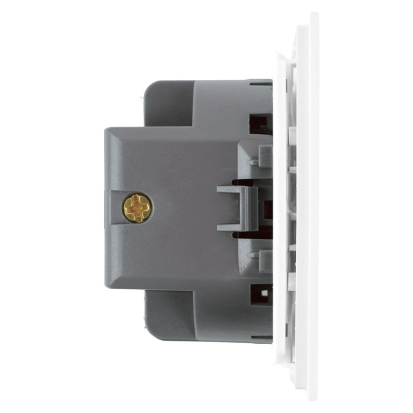 Выключатель 1-клавишный самовозвратный (механизм), Stekker, 250В, 10А Мия, RSW10-3112-01, белая магнолия 50572