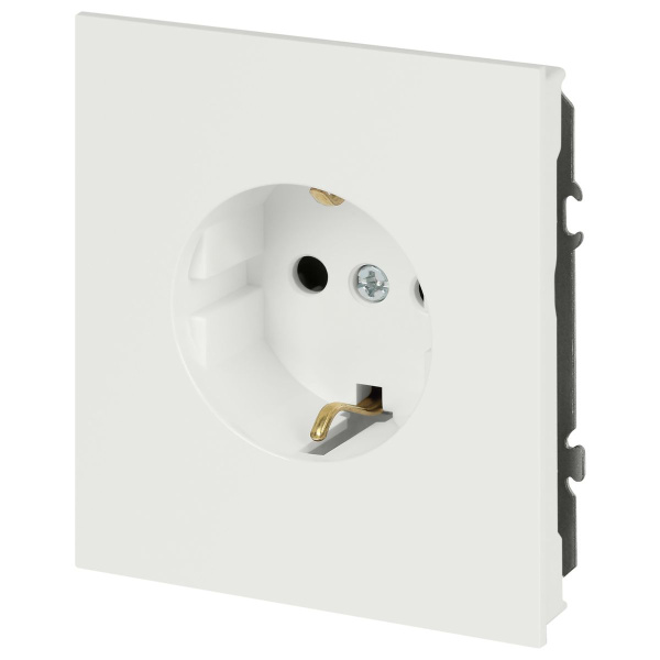 Розетка ЭРА Arktik 16-2101-08 с заземлением 2P+E Schuko 16А-250В белый матовый Б0070421