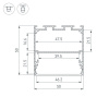 Профиль Arlight Line-S-5050-2500 Anod 041837