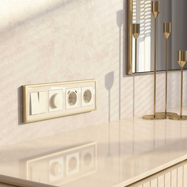 Рамка Werkel 4 поста Baguette W0042851 4690389193316