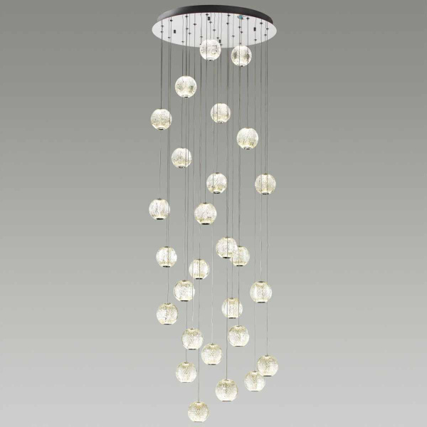 Подвесная светодиодная люстра Odeon Light Crystal 5007/120L