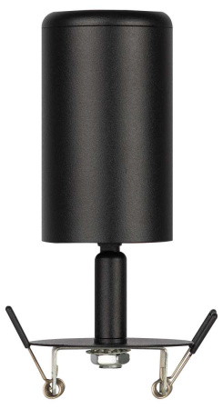 Светильник встраиваемый алюминиевый ЭРА KL106 BK под лампу MR16 GU10 черный матовый Б0061623