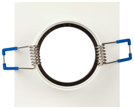 Светильник встраиваемый декоративный ЭРА DK110 WH/GR под лампу MR16 GU5.3 белый/серый Б0058408