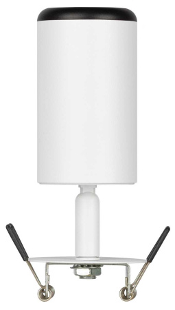 Светильник встраиваемый алюминиевый ЭРА KL106 WH/BK под лампу MR16 GU10 белый/черный матовый Б0061628