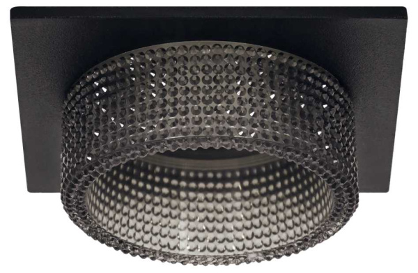 Светильник встраиваемый декоративный ЭРА DK110 BK/GR под лампу MR16 GU5.3 черный/серый Б0058424