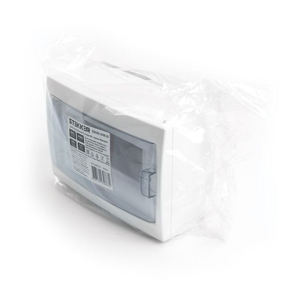 Бокс настенный Stekker EBX50-3/08-20 8 модулей, пластик, серия Standart 39646