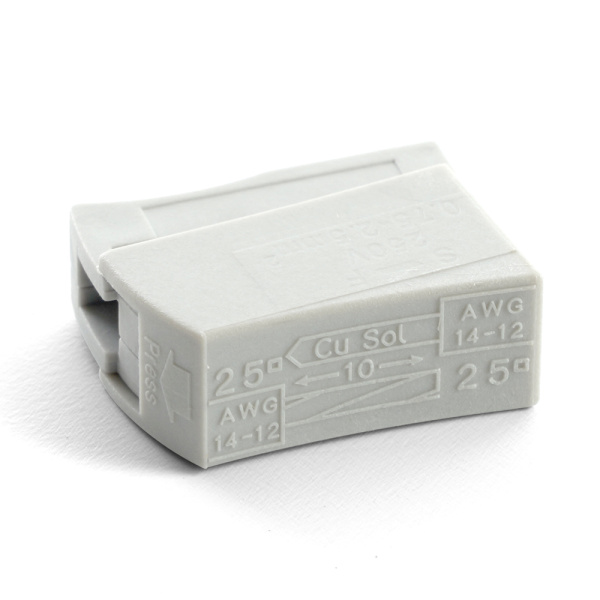 Клемма для светильников, двусторонняя STEKKER, LD224-101