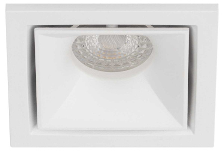 Светильник встраиваемый алюминиевый ЭРА KL101 WH под лампу MR16 GU5.3 белый Б0055586